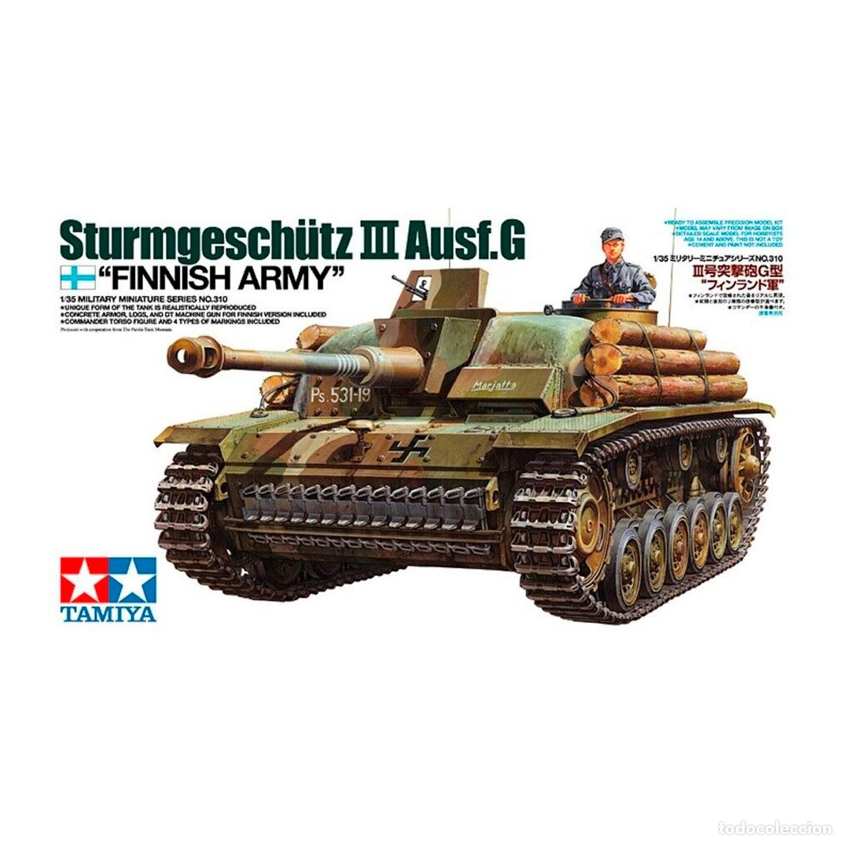Maquetas: Maqueta Escala 1/35 Blindado StuG III G Finland Tamiya Precintada