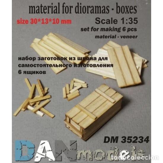 Maquetas: DAN MODELS - CAJAS DE MADERA 1/35 35234