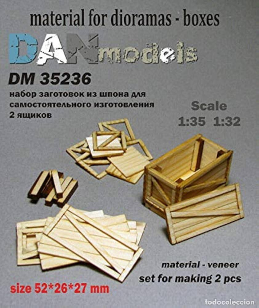 Maquetas: DAN MODELS - CAJAS DE MADERA 1/35 1/32 35236
