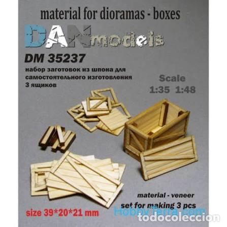Maquetas: DAN MODELS - CAJAS DE MADERA 1/35 1/48 35237