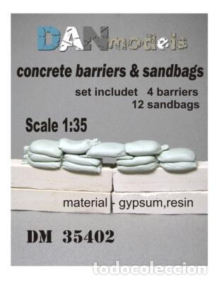Maquetas: DAN MODELS - BARRERA DE CEMENTO Y SACOS DE ARENA 1/35 35402