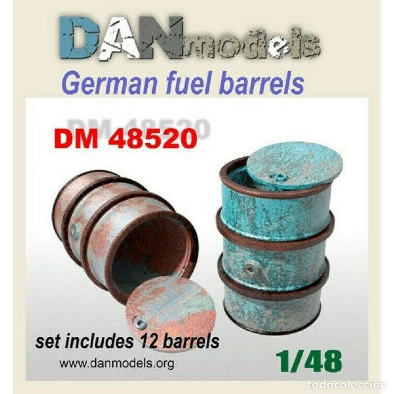 Maquetas: DAN MODELS - BARRILES DE COMBUSTIBLE ALEMANES 1/48