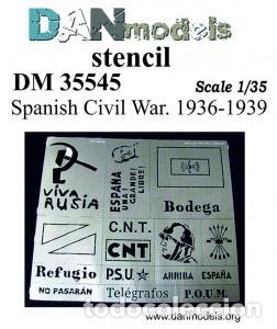 Maquetas: DAN MODELS - PLANTILLA GUERRA CIVIL ESPA&Ntilde;OLA 1/35 35545