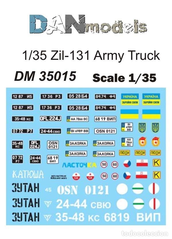 Maquetas: DAN MODELS - CALCAS PARA ZIL-131 1/35 35015