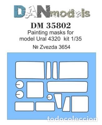 Maquetas: DAN MODELS - M&Aacute;SCARA PARA URAL 4320 (ZVEZDA 3654) 35802