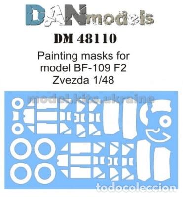 Maquetas: DAN MODELS - M&Aacute;SCARA PARA BF-109 F2 ZVEZDA 1/48