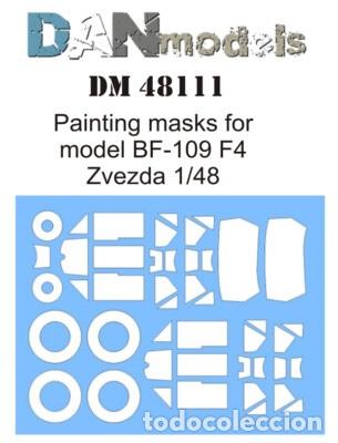 Maquetas: DAN MODELS - M&Aacute;SCARA PARA BF-109 F4 ZVEZDA 1/48 48111