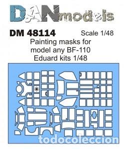 Maquetas: DAN MODELS - M&Aacute;SCARA PARA BF-110 (KIT DE EDUARD) 48114