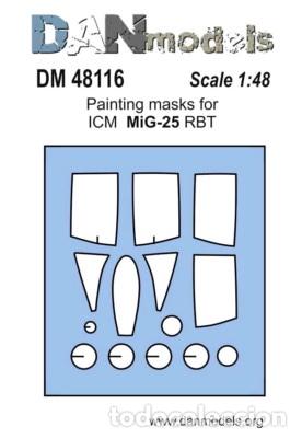 Maquetas: DAN MODELS - M&Aacute;SCARA PARA ICM MIG-25 RBT 48116