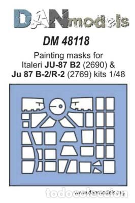 Maquetas: DAN MODELS - M&Aacute;SCARA PARA JU87 B2 / JU 87 B2/R2 (ITALERI) 48118