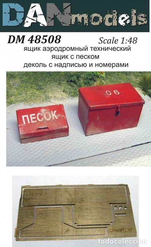 Maquetas: DAN MODELS - CAJ&Oacute;N T&Eacute;CNICO Y CAJA DE ARENA 1/48 48508