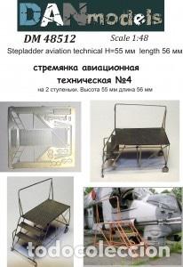 Maquetas: DAN MODELS - ESCALERA T&Eacute;CNICA DE AVIACI&Oacute;N N&ordm;4 1/48 48512