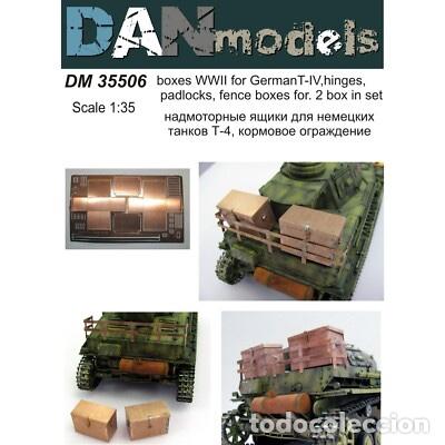 Maquetas: DAN MODELS - CAJAS ALEMANAS T-IV WWII 1/35 35506