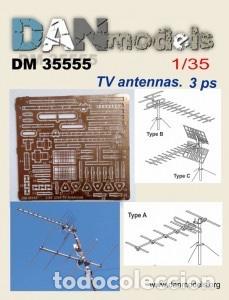 Maquetas: DAN MODELS - ANTENAS TV 1/35 35555