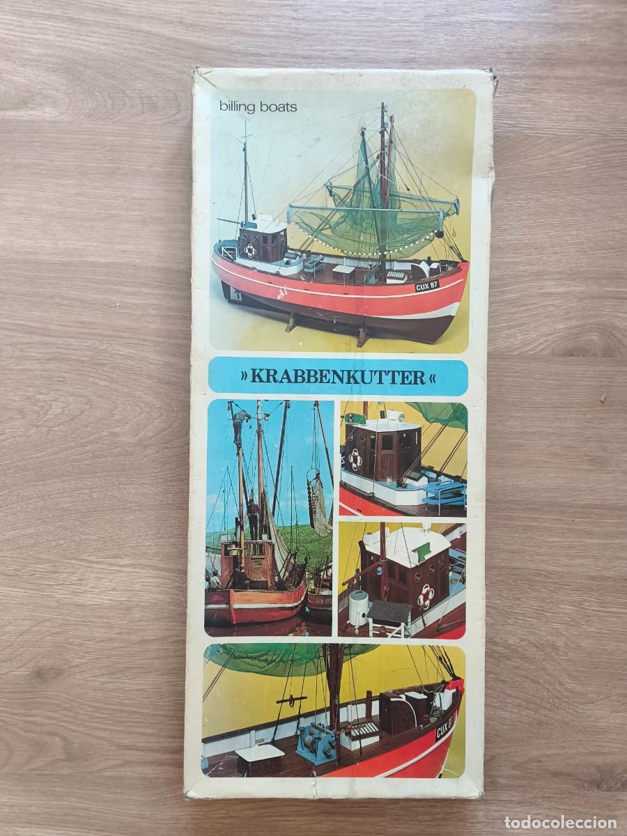 Maquetas: Maqueta Krabbenkutter billing boats ref 474 (cangrejero alem&aacute;n Krabbenkutter CUX 87 a escala 1:33).