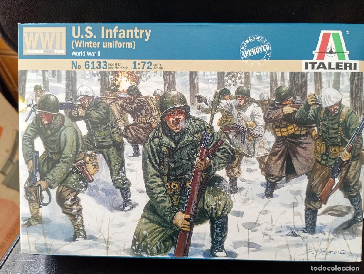 Maquetas: Maqueta Italeri 1/72 Soldados USA winter 2&ordf;GM. BASTONGE. Novedad