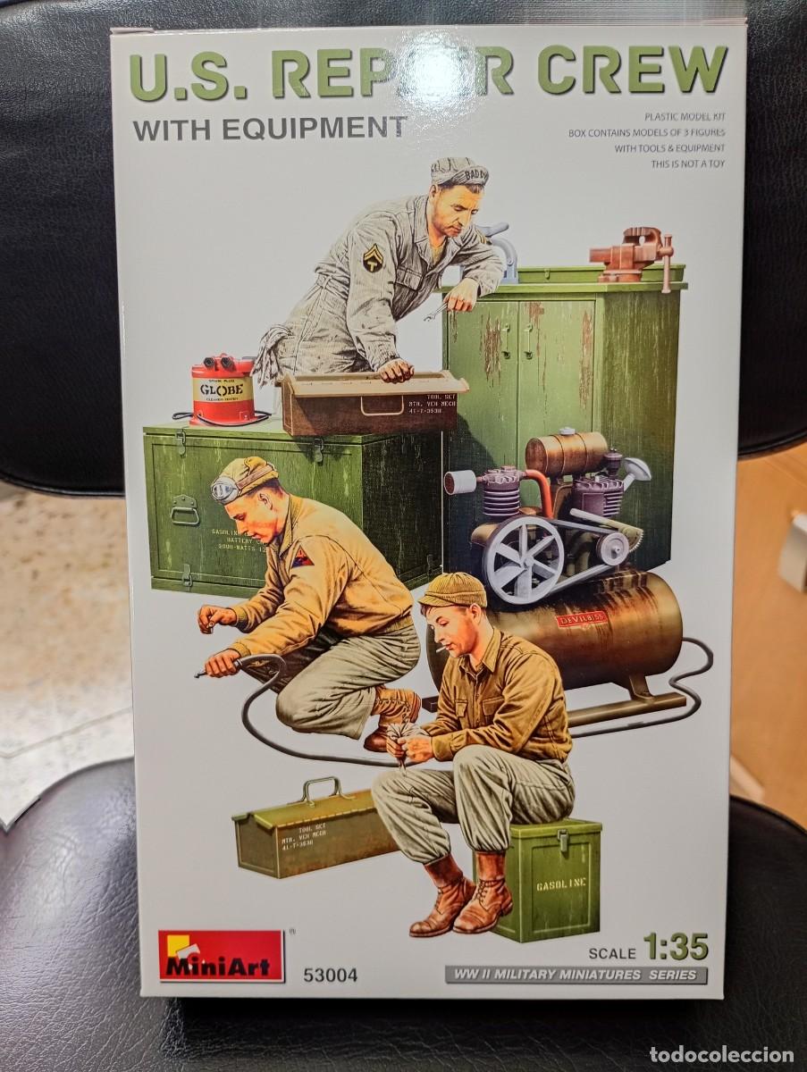 Maquetas: Maqueta 1/35 Miniart Equipo reparaci&oacute;n USA 2&ordf;GM.