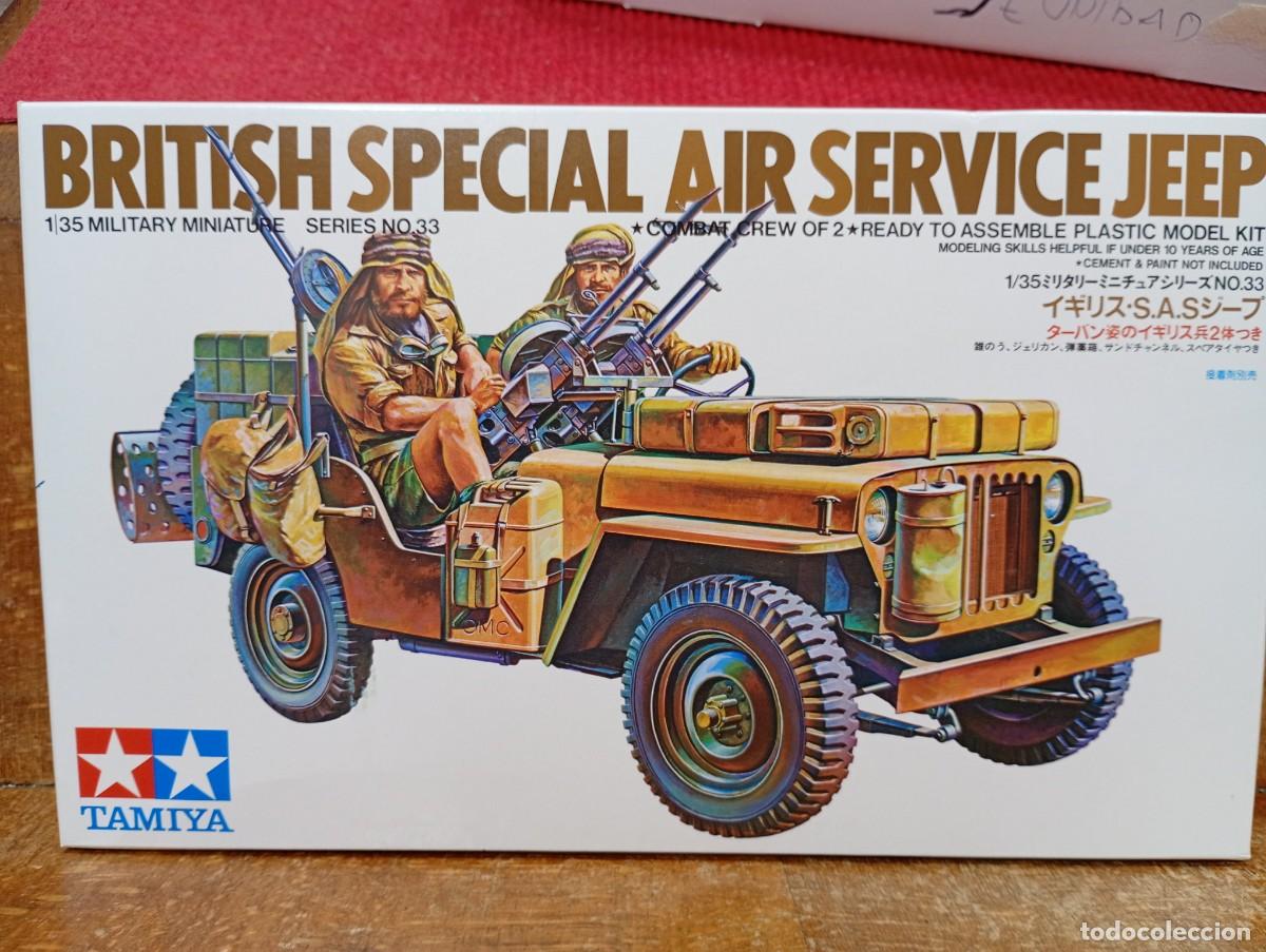 Maquetas: Maqueta 1/35 Tamiya Veh&iacute;culo Brit&aacute;nico desierto con 2 Tripulantes y accesorios