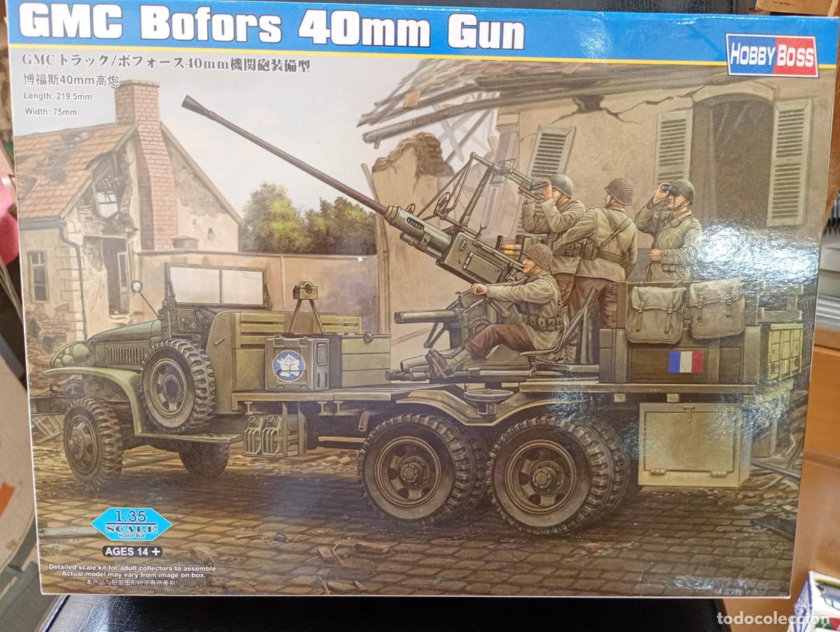 Maquetas: Maqueta Cami&oacute;n-Ca&ntilde;&oacute;n Antia&eacute;reo Escala 1/35 con soldados.