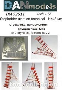 Maquetas: DAN MODELS - ESCALERA T&Eacute;CNICA DE AVIACI&Oacute;N N&ordm;3 1/72 72511