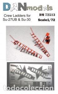 Maquetas: DAN MODELS - ESCALERA DE TRIPULACI&Oacute;N PARA SU-27UB Y SU-30 1/72 72513