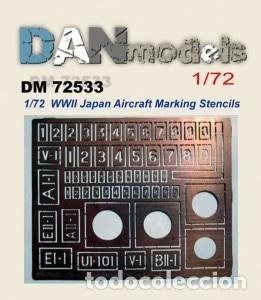 Maquetas: DAN MODELS - PLANTILLA AVIACI&Oacute;N JAPONESA WWII 1/72 72533