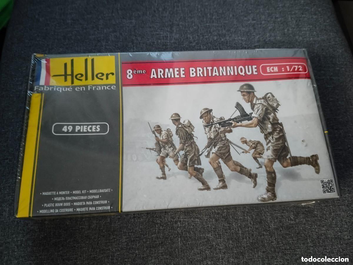 Modelle: MAQUETA Infanter&iacute;a brit&aacute;nica, 8.&ordm; Ej&eacute;rcito, escala 1/72 - Heller 49609 (precintada sin abrir)
