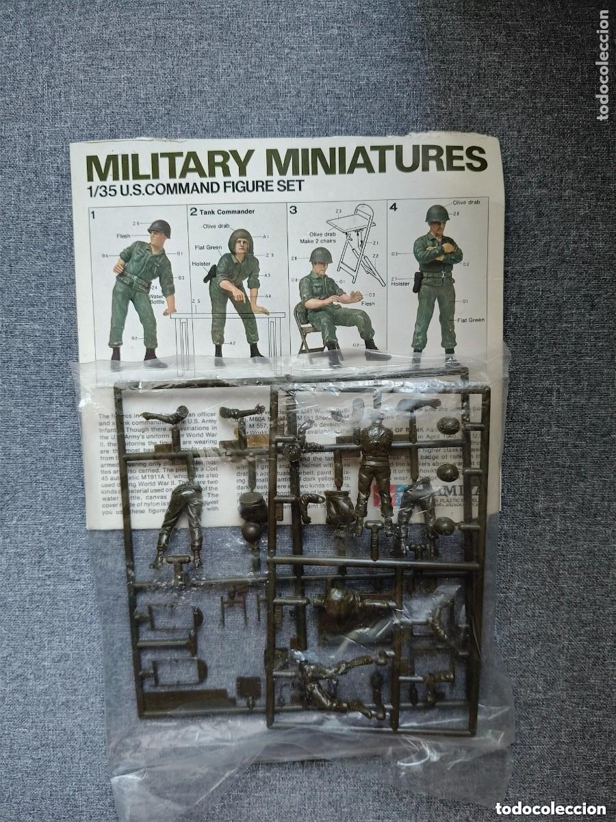 Modelle: MAQUETA TAMIYA MILITARY MINIATURES U.S. COMMAND FIGURE SET, ESCALA 1/35