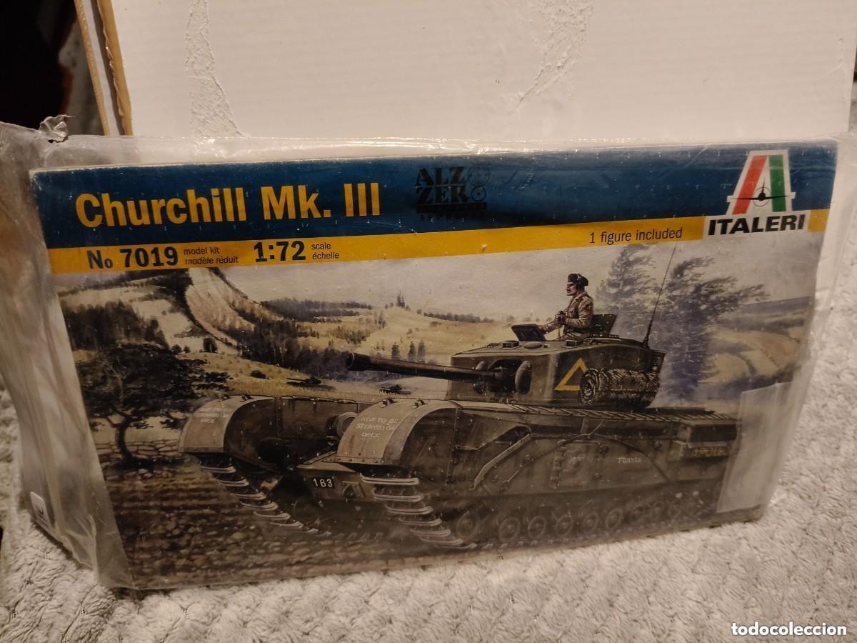 Maquetas: Maqueta Vehiculo ITALERY 7019 CHURCHILL MK.III. ESC 1/72