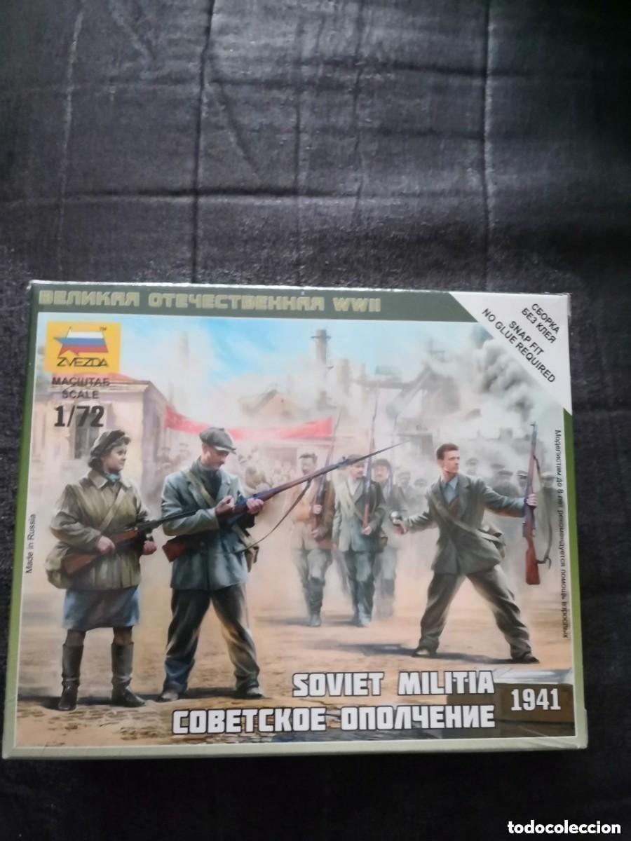 Modelle: Maqueta ZVEZDA MILICIA SOVIETICA 1941 (soviet militia) 1:72(nunca abierto