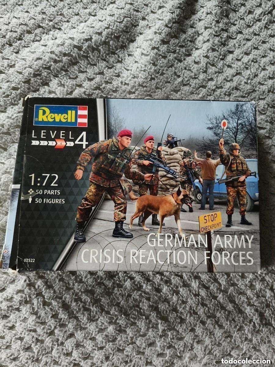 Maquetas: MAQUETA REVELL GEERMAN ARMY CRISIS REACTION FORCES , 50 PARTS 50 FIGURES LEVEL 4 ESCALA 1/72
