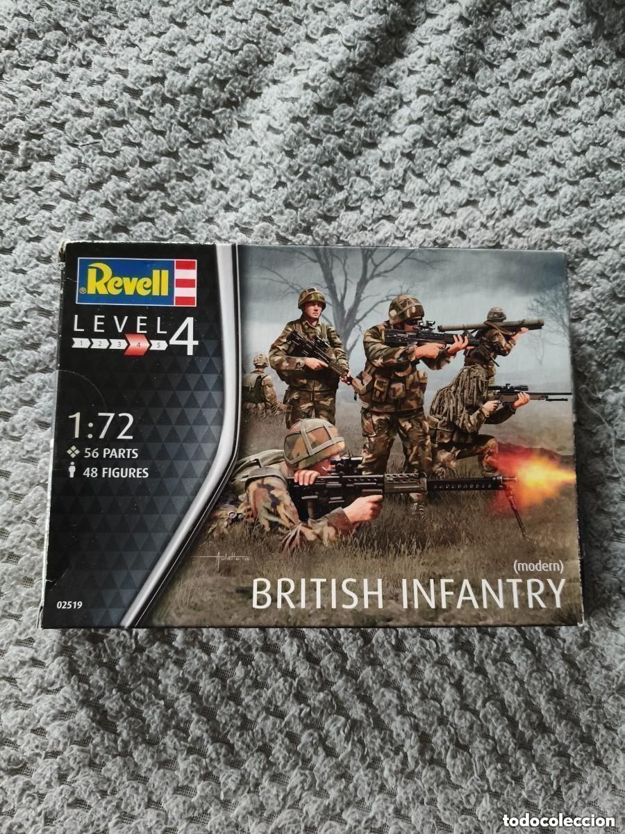 Maquetas: MAQUETA REVELL BRITISH INFANTRY , 56 PARTS 48 FIGURES LEVEL 4 ESCALA 1/72