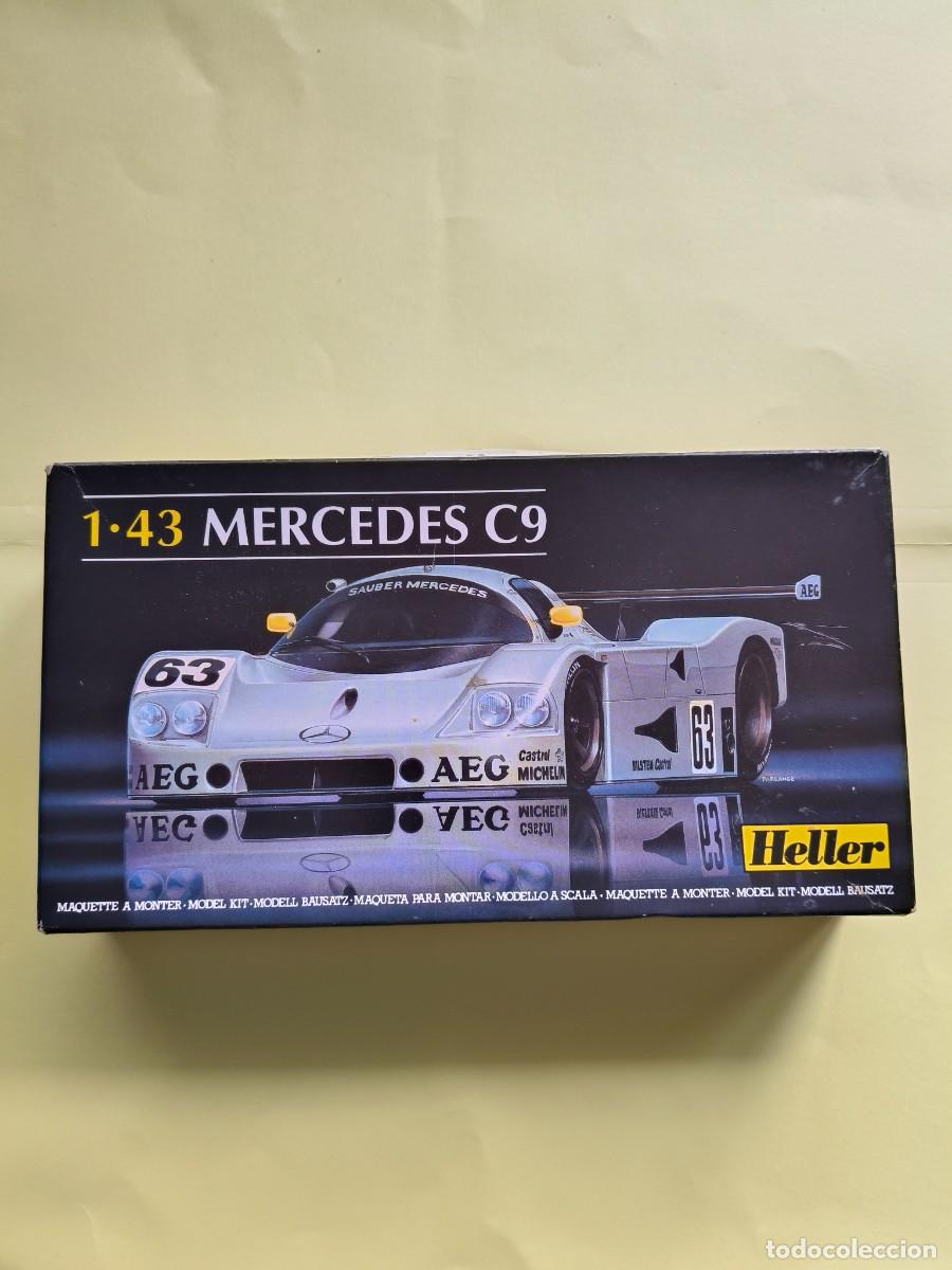 Maquetas: MAQUETA HELLER MERCEDES C9 escala 1/43