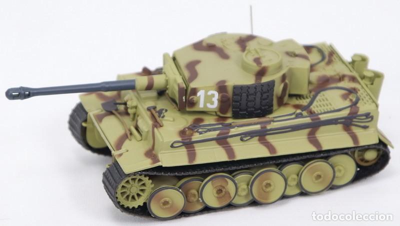 Maquetas: Maqueta carro Panzer VI - Tiger I, 1/72, Altaya, montado y pintado