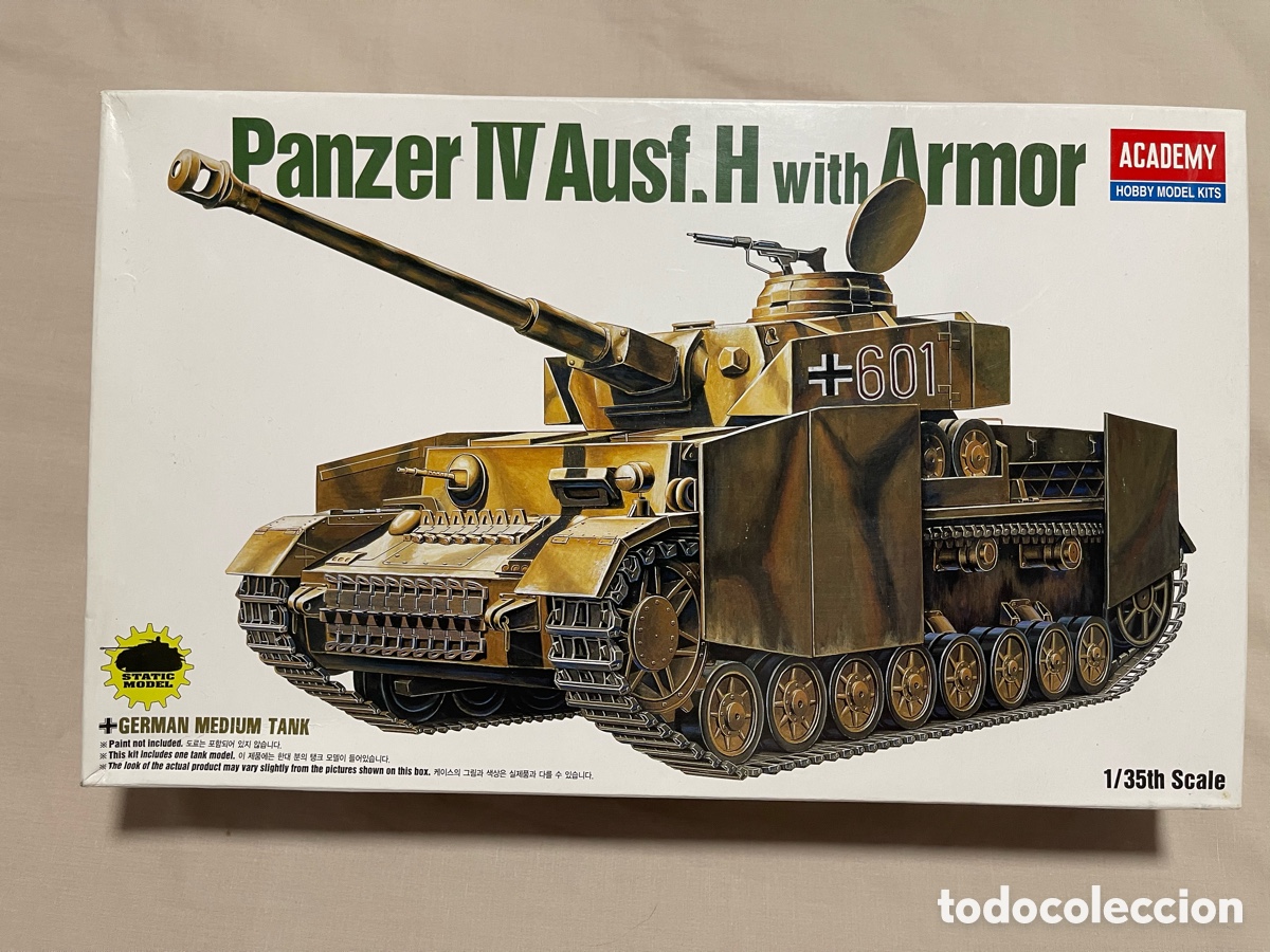 Maquetas: PANZER IV Ausf.H 1:35 ACADEMY 13233 maqueta carro tanque