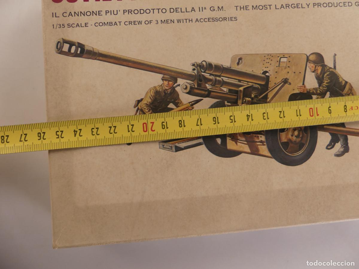 Maquetas: MODEL KIT DE ESCALA -SOVIET ANTITANK GUN 76,2 MM DE ITALAEREI - Foto 5