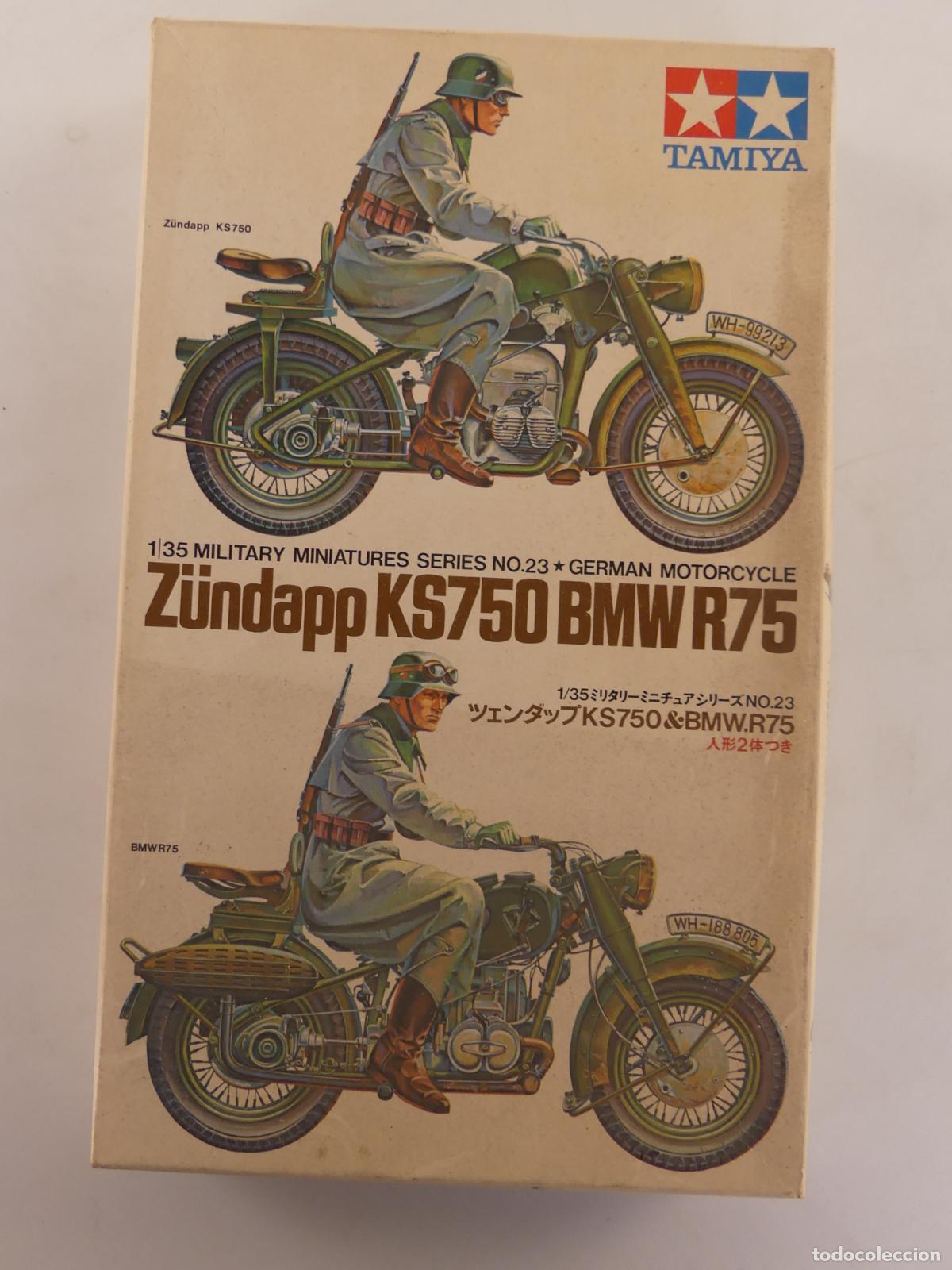 Maquetas: MODEL KIT DE ESCALA 1/35 ZUNDAPP KS750 BMW R 75