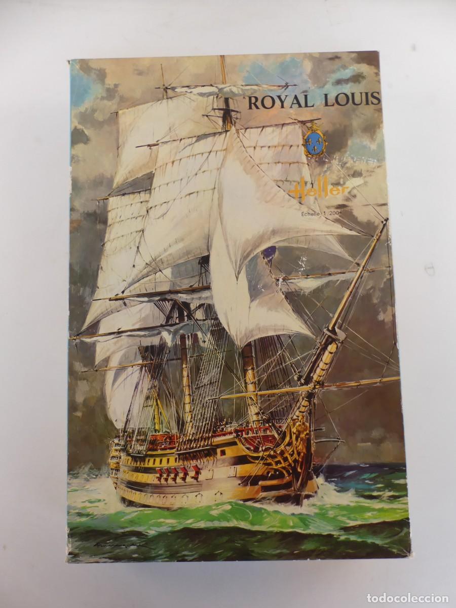 Maquetas: KIT MAQUETA BARCO ROYAL LOUIS ESCALA 1/200 DE HELLER