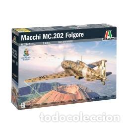 Maquetas: Maqueta Italeri Avi&oacute;n Caza Macchi MC.202 Folgore. Escala 1:48 Novedad
