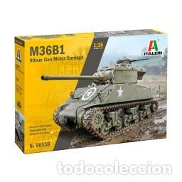 Maquetas: Maqueta Italeri Tanque 90mm Gun Motor Carriage M36B1. Escala 1:35 Novedad