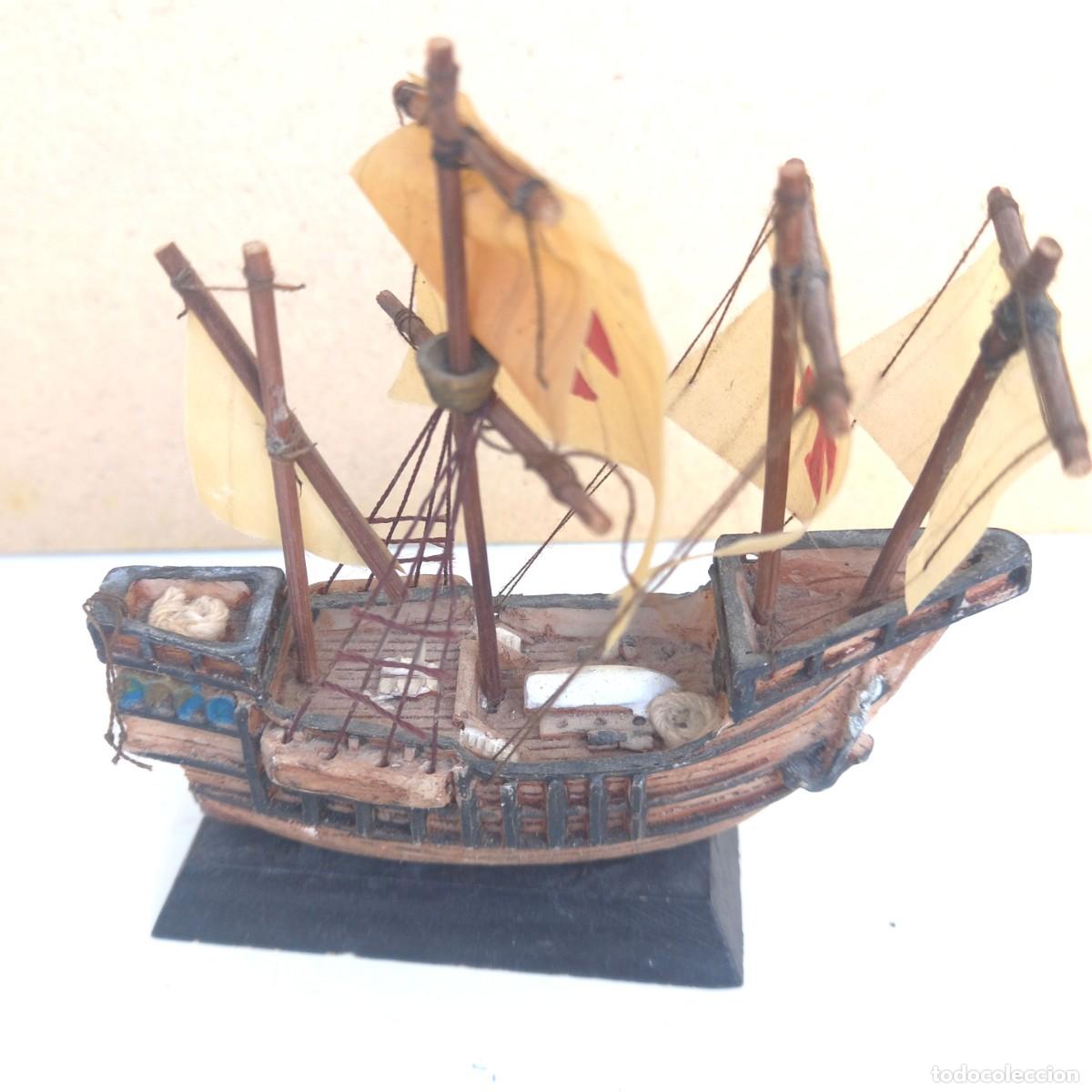 Maquetas: Miniatura en madera de la carabela Santa Maria - Foto 2