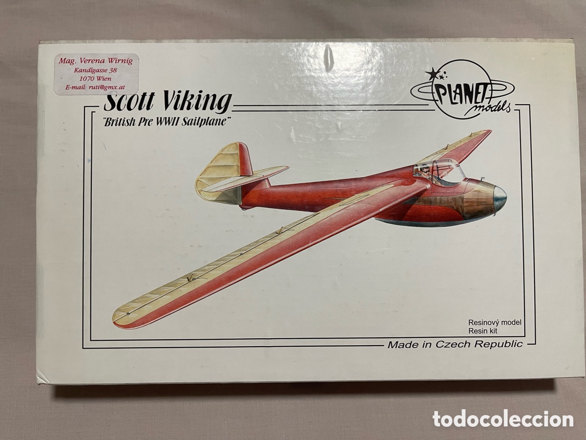 Maquetas: Scott Viking British Pre WWII Sailplane 1:48 PLANET MODELS PLT 191