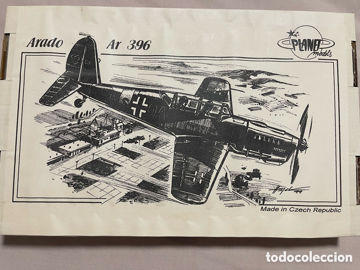 Maquetas: Arado Ar 396 1:48 PLANET MODELS PLT 057 maqueta avi&oacute;n