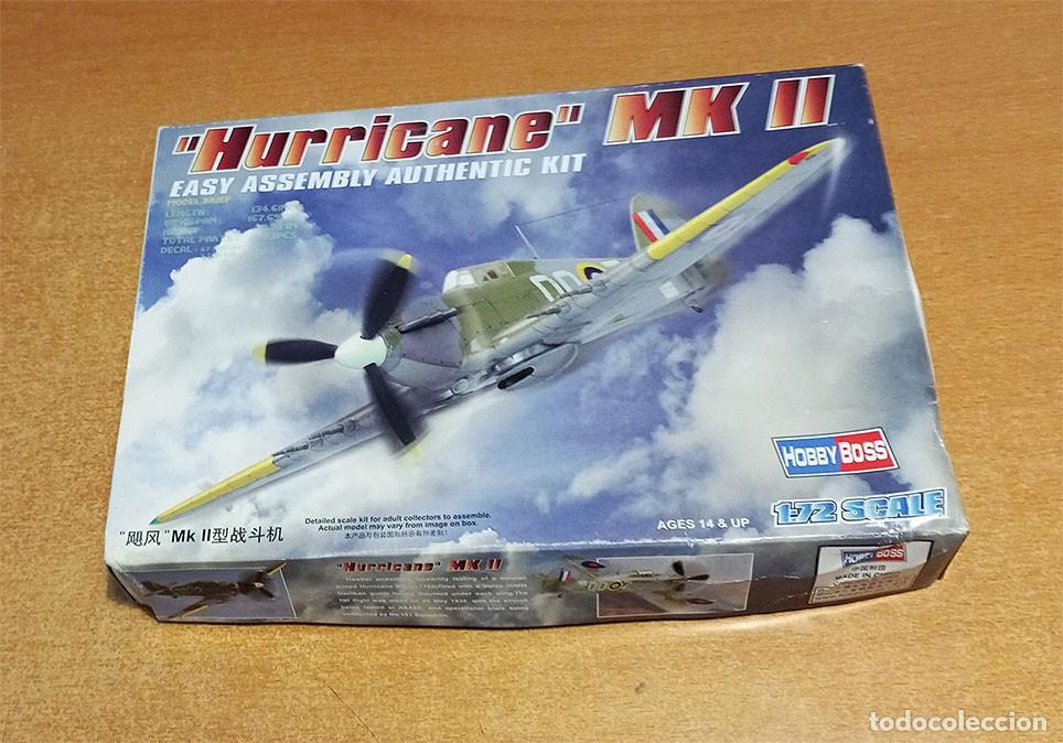 Maquetas: Maqueta del Caza brit&aacute;nico Hawker Hurricane Mk.II de Hobbyboss a 1/72