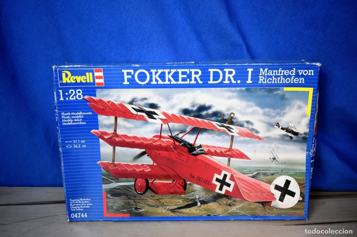 Maquetas: Maqueta avion Fokker Dr.I &rdquo;Baron Rojo&rdquo; Revell escala 1:28