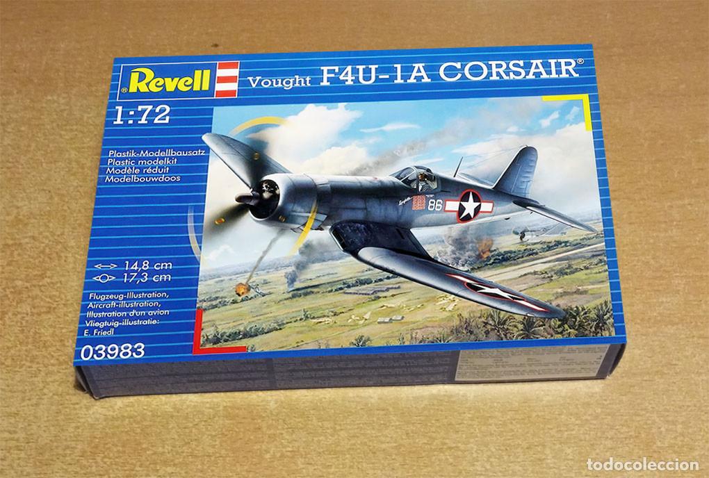 Maquetas: Maqueta del Caza norteamericano Chance Vought F4U-1A &rdquo;Corsair&rdquo; de Revell a 1/72
