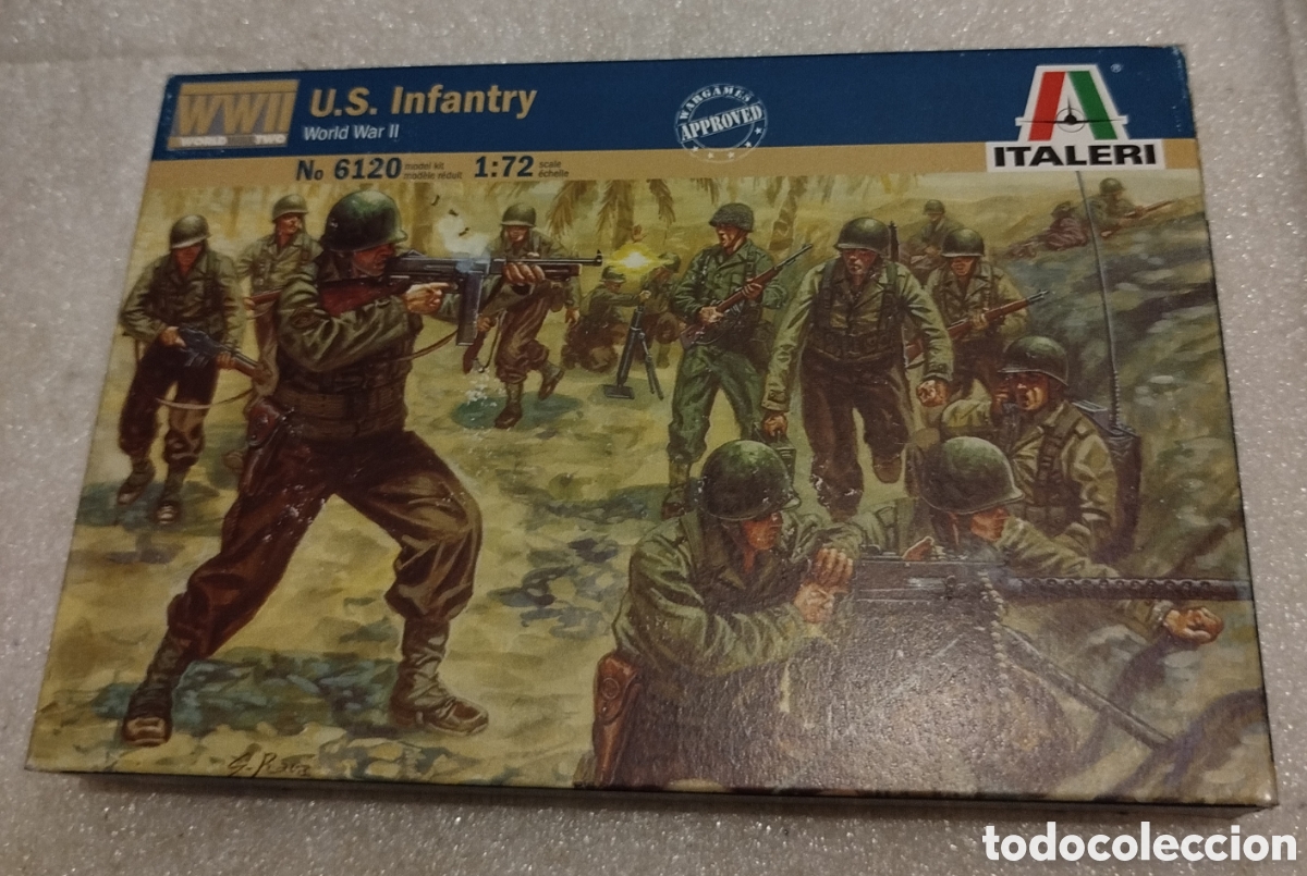 Maquetas: Italeri. Infanteria americana U.S. world war II. Escala 1:72