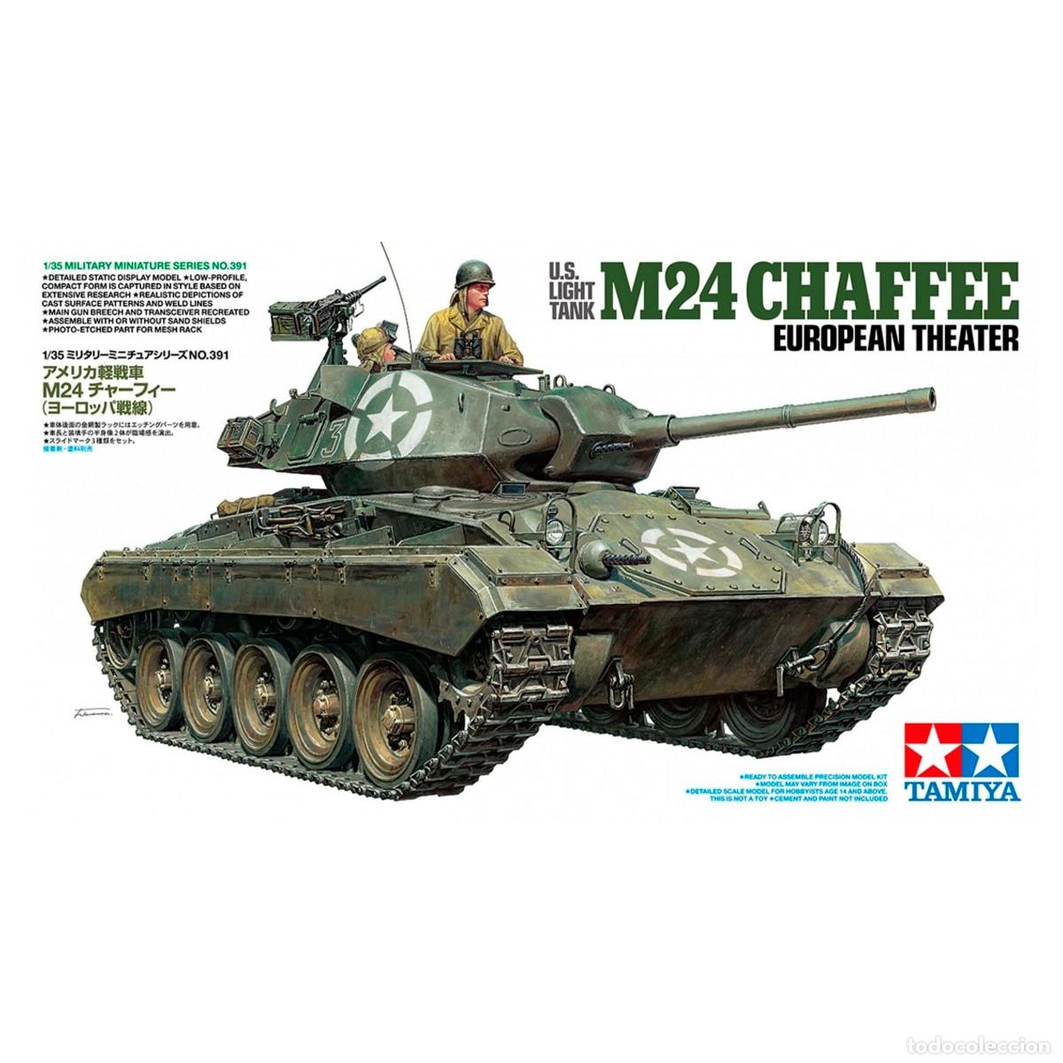 Maquetas: Maqueta Tamiya Escala 1/35 U.S. Light Tank M24 Chafee European Theater