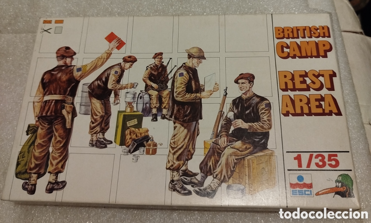 Maquettes: Esci. &Aacute;rea militar British Camp. Escala 1:35
