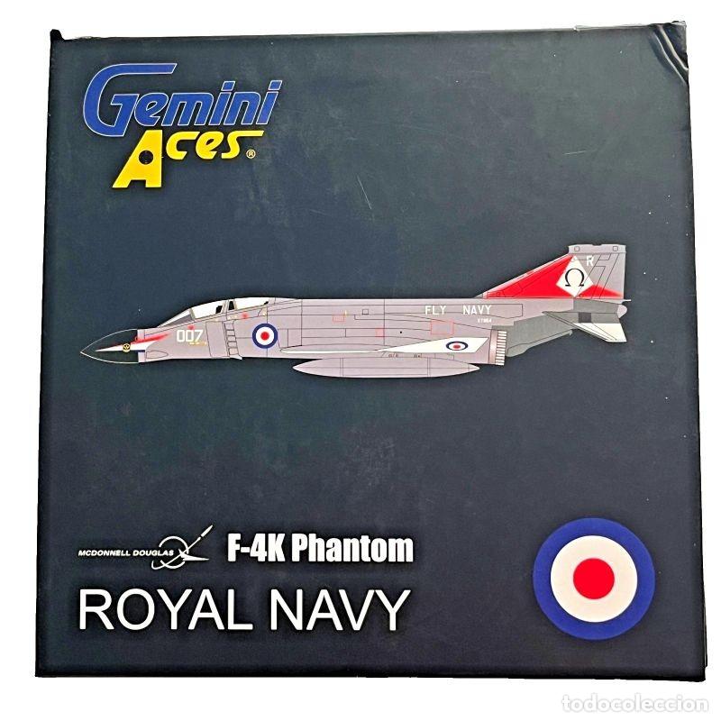 Maquetas: Gemini Jets Aces GARNS4003 McDonnell Douglas F-4K Phantom II RNFAA No.892 NAS, HMS Ark Royal, 1977